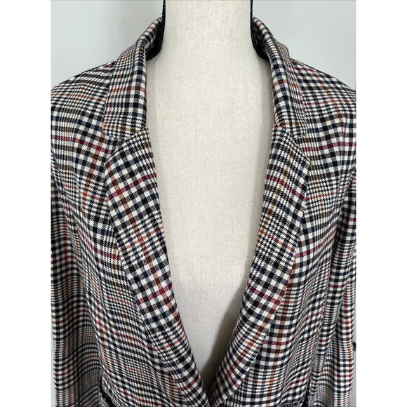 Be Cool Los Angeles Plaid Blazer Large - Picture 5 of 11